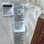 Levi's  501 High Rise Cut Off Jean Shorts Give Me Butterflies Cream Butterfly 32 Photo 6