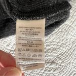 We The Free  People Split Open Back Turtleneck Shirt Top S Small Charcoal Gray Photo 3