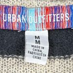 Urban Outfitters  - Distressed Ripped Striped Knit Top in Tan & Black Photo 1