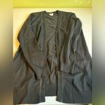 cupio  black cardigan ruffle back med Photo 0