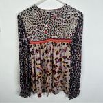 Anthropologie NWT Bla^nk London × Size XS Joelle Leopard Print Top Photo 5