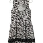 Danny & Nicole Dress Womens 6 Used Black Ivory Lined Sleeveless Photo 9