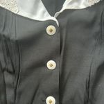 Whirlaway Frocks Vintage Two Piece Skirt Set Black & White 16P Photo 4