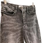 Frame Le One High Rise Waist Crop Skinny Denim Jeans Hughes Acid Wash Grey 2 Photo 4