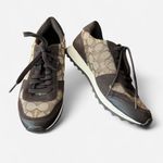 Coach Mason Sneakers Signature C Jacquard Canvas Sz 8 Photo 0
