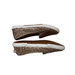 Roxy Womens Gold Glitter Drifter Slip On Sneakers Size 8 Rockabilly Y2K McBling Photo 9