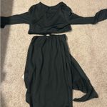 Micas Elegant Black Long Sleeve Dress with slit  Photo 9