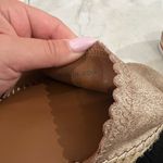 See By Chloe  Rose Gold Sparkle Platform Espadrilles Size 38 EU Photo 5