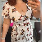 Crystal Doll  Pink Floral Tiered Boho Maxi Dress Sz S Photo 5