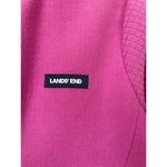 Lands' End Women's Long Sleeve Full Zip Grid Fleece Jacket Sz Medium (8-10) Photo 2