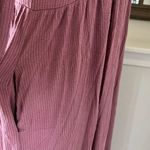 Anthropologie ’s Dolan Alissa Maxi Dress Pockets Soft Ribbed Cowl Neck Pink XS Photo 3
