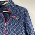 NFL  Team Apparel Patriots Blue Heathered Fleece Full Zip Womens Jacket S Fall Photo 2