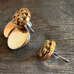 Tory Burch New Auth NEW Gold Stud Circle Cluster Ear Jackets 16k Earrings Photo 11