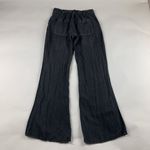 ZARA Washed Charcoal Linen Wide Leg Pant S Photo 4