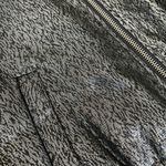 Paige x Rosie Huntington-Whitel Metallic Boxy Cropped Bomber Jacket Silv… Photo 94