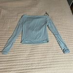 Ser.o.ya long sleeve cropped shirt. Blue Size M Photo 1