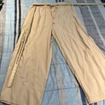 Serra  women's XL linen blend elastic waist drawstring wide leg pants NWT Photo 2