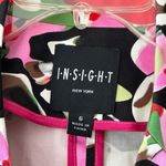 Insight Floral Print Single Button Peplum Style Blazer Size 6 Office Career Pink Photo 3