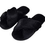Black Slippers Size 8.5 Photo 1