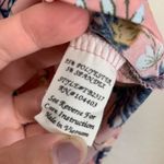 Mine Pink Floral V Neck Choker Tank Size M Photo 5