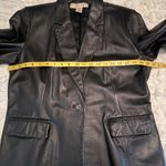 Apostrophe  Black Business Soft Leather Women's Casual Blazer Size 14P Photo 12