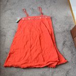 Crown & Ivy  Lit Orange On Island Time Beach Dress SIZE M Photo 5