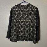 Dialogue  Black Lace Top, Size XL - Elegant & Romantic Goth Style Photo 1