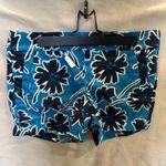 J.Crew floral shorts royal blue navy white graphic Photo 0