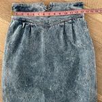 Vintage Zena USA High Waist Denim Skirt Acid Wash 80s Pencil Midi XS Photo 3