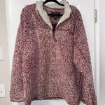 True Grit  The Original Frosty Tipped Pullover Jacket Sherpa Vintage Wine XXL Photo 1