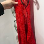 Rihoas Red Hearts Square Neck Mini Dress Photo 3