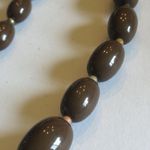 Vintage Brown Chunky Beads Beaded Boho Retro Necklace Photo 4