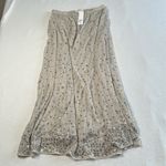 Soft Surroundings NWT  Champagne Celebrations Skirt in Faded Taupe Photo 5