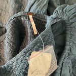 Free People NEW  blue beaded jumpsuit size large Photo 7