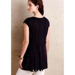 Anthropologie One September XS Barranco Embroidered Tunic Shirt Gray Navajo Top Photo 2