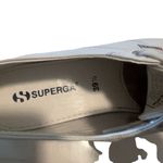 Superga  Sneakers Womens 8.5 USA Size‎ White Leather Platform Shoes S00C790 Photo 5