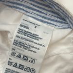 Tommy Hilfiger White Cotton Low Rise Cropped Cargo Pants Photo 3