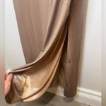 Revelry Skye Velvet Champagne Cowl Neck Maxi Dress Size 2 Gold Photo 4