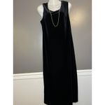 R & M Richards  Dress Womens Black Velvet Sleeveless Maxi Formal Evening Style 9067 Photo 1