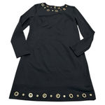 MICHAEL KORS black dress with gold hardware Size 8 Photo 0
