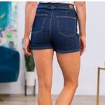 Judy Blue  | Size 2XL Denim Jean Mini Pencil Wrap Skirt in‎ Blue Skort Photo 2