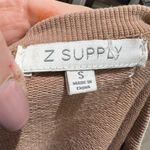 Z Supply  Women's Beige Long Sleeve Crew Neck T-Shirt Size S Photo 8