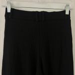 OGL Women's High Rise Plicated Textured Wide Leg Pant Trousers Black XS New Photo 4