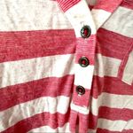 Lucky Brand  red and white striped long sleeved top Photo 7