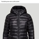Aritzia TNA Botanie Super Light Packable Puffer Jacket Gray Size M Photo 5