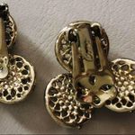 1950s CORO Aurora Borealis Clip On Earrings Photo 6