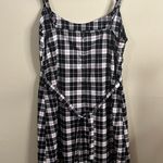 Brandy Melville  John Galt Black and White Plaid mini Dress Photo 6