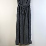 KC Spencer Polka Dot Vintage Maxi Dress Size 4 Small Tie Waist Black White Photo 3