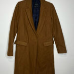 ZARA  Basics camel colored wool blend midi coat one snap size‎ XS Photo 0