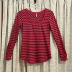 Free People  Stripe Tuscaloosa Hard Candy Cuff Tee Photo 0